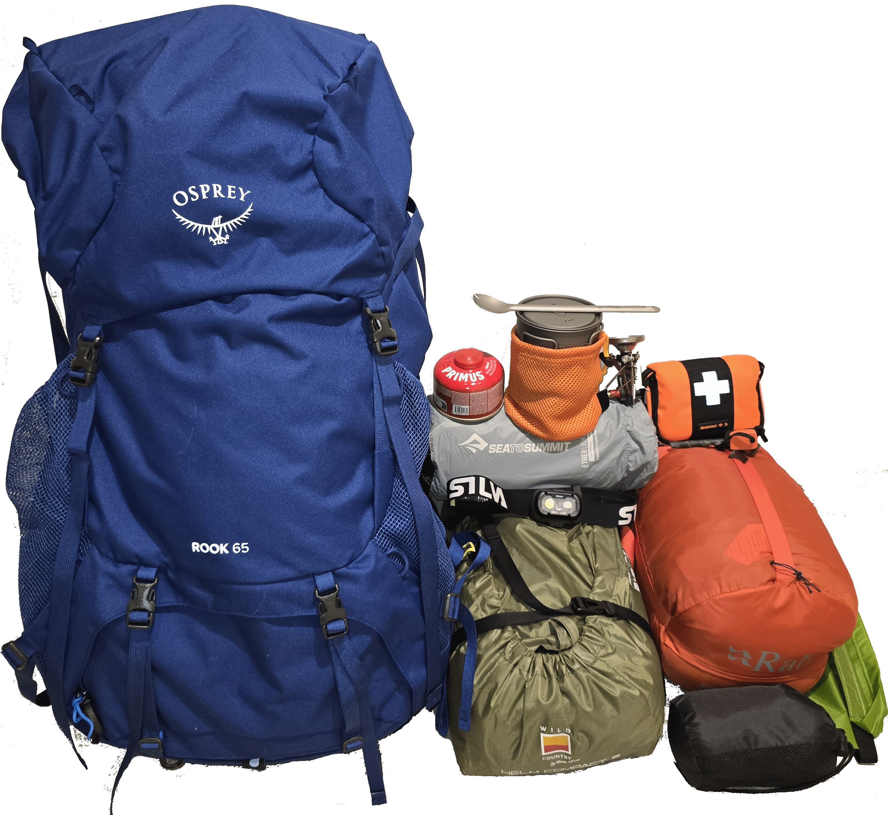 All the gear in a solo-package